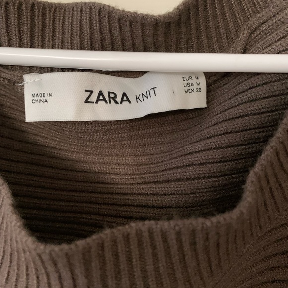 Zara Knit Ribbed Dolman Sweater - Picture 4 of 5